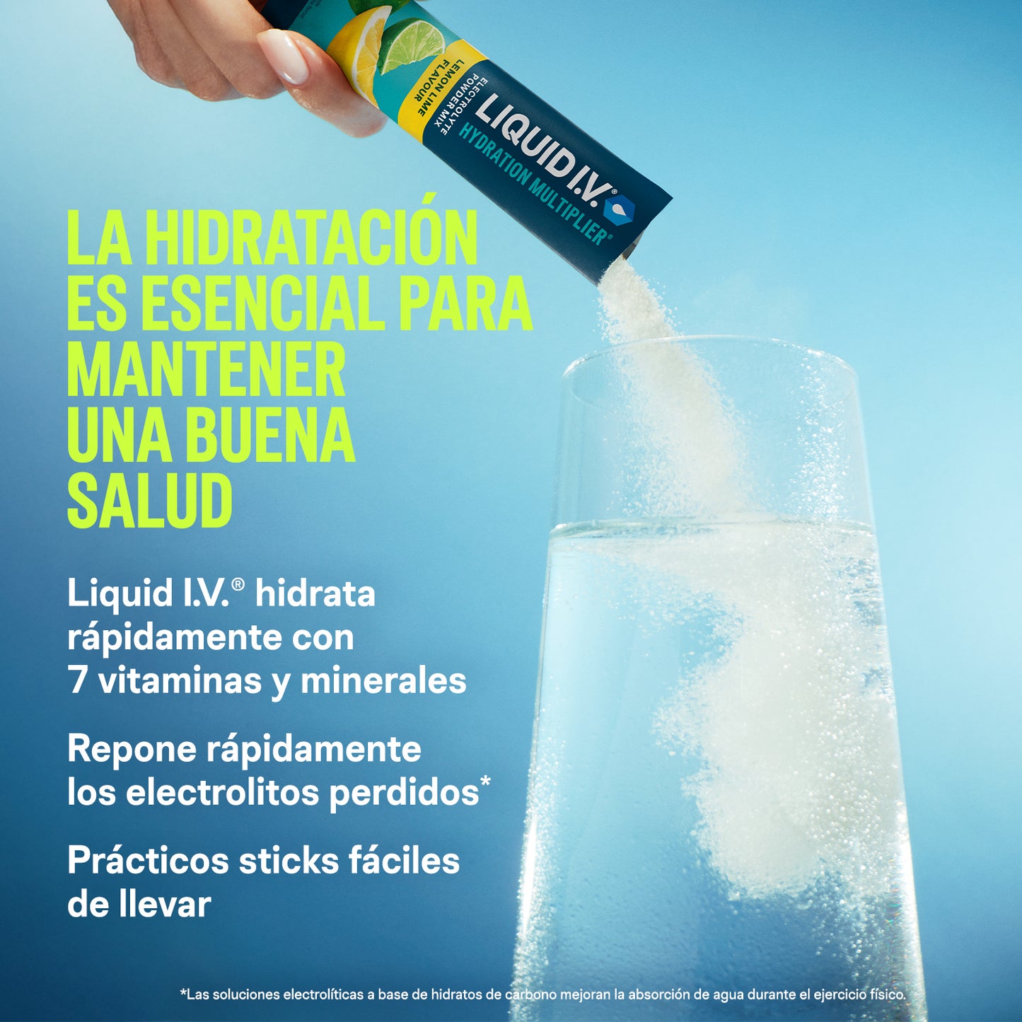 Liquid I.V.® Hydration Multiplier® ES - Lemon Lime 24PK