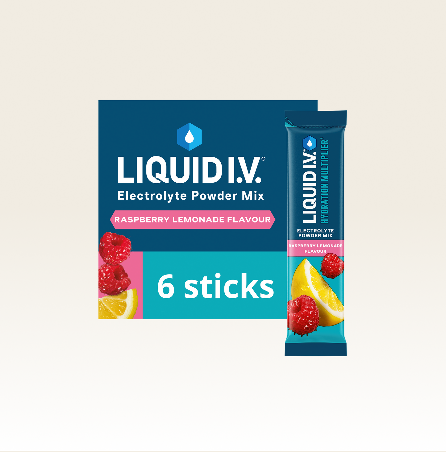 Liquid I.V.® Hydration Multiplier® IE - Raspberry Lemonade 6PK