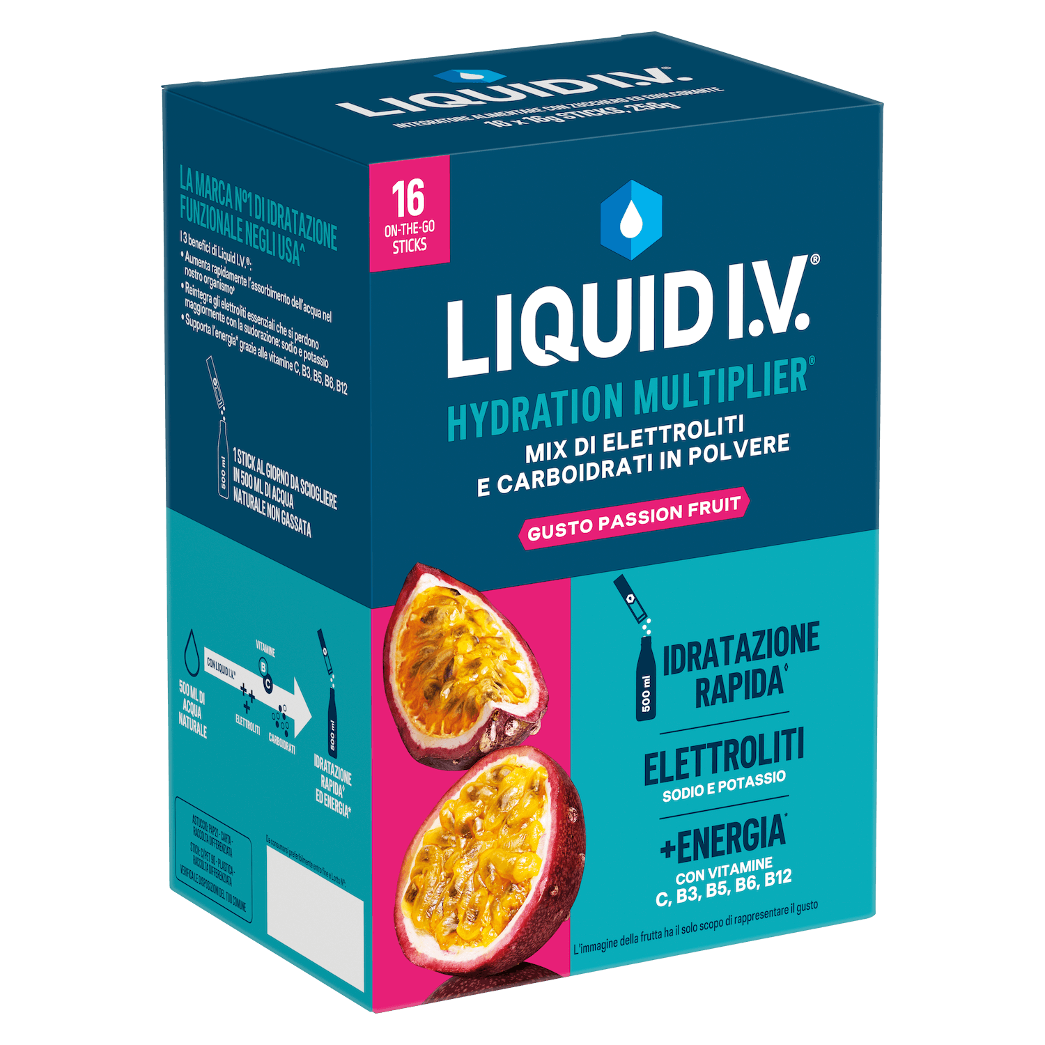 Liquid I.V.® Hydration Multiplier® - Passion Fruit 16PK